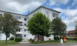 In diesem Mehrfamilienhaus an der Brüderstrasse in Bad Oeynhausen kam es in der Nacht zu Montag zu einem Gewaltverbrechen. - Nicole Bliesener