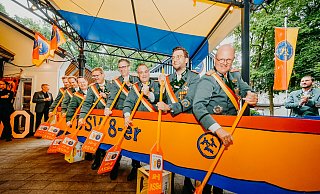 Am Montagmorgen steht beim Schützenfest des PBSV in Paderborn das Schützenfrühstück auf dem Programm. - Besim Mazhiqi