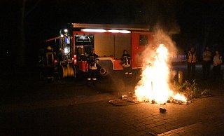 Die Feuerwehr konnte die Flammen schnell löschen. - Andreas Eickhoff