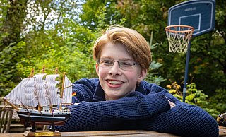 Schüler Johannes (16) segelt bald ein halbes Jahr um die Welt. - Mike-Dennis Müller