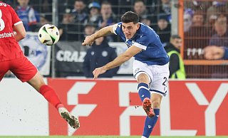 Stefano Russo nahm im Spiel von Arminia Bielefeld gegen den SC Freiburg eine entscheidende Rolle ein – mit und gegen den Ball. - Oliver Krato