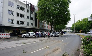 Eine Spur der Verwüstung auf der Berliner Straße. - Christina Römer