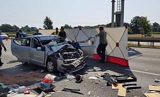 Auf der A2 im Kreis Gütersloh hat es einen Unfall gegeben. - Andreas Eickhoff