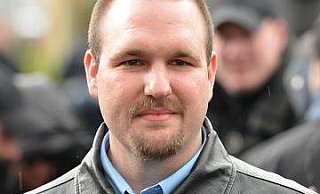 Sascha Krolzig von der Partei "Die Rechte". - Krolzig