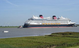 Die «Disney Destiny» ist das jüngste von der Meyer Werft fertiggestellte Kreuzfahrtschiff. (Archivfoto) - Lars Penning/dpa