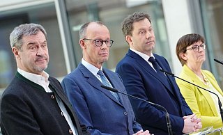 Nach dem Sondierungs-Ergebnis sollen jetzt Koalitionsverhandlungen starten. (Archivbild) - Kay Nietfeld/dpa