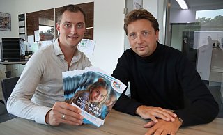 Die Brüder Sebastian (l.) und Kevin Kreyer gründen mit zwei Freunden die neue private Grundschule in Schloß Holte-Stukenbrock. - Sigurd Gringel