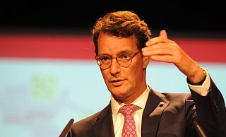 NRW-Ministerpräsident Hendrik Wüst kommt auf Einladung der Kreis-CDU zum Neujahrsempfang. - Joern Spreen-Ledebur