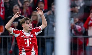 Darf er wieder spielen - und jubeln? Bayern-Talent Lennart Karl. - Sven Hoppe/dpa