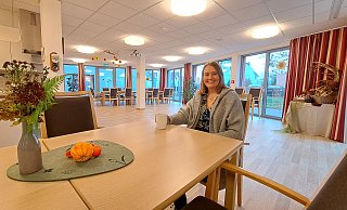 Die 37-jährige Alina Bringmann ist noch neu in der Emmerstadt - hat aber schon den besonderen Reiz des Nachbarschaftszentrum und der Steinheimer Bürger ausgemacht. - Madita Schellenberg