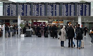 Am Flughafen München kam es zu Flugausfällen. - Felix Hörhager/dpa
