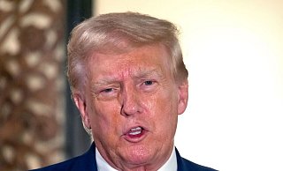 Trump wettert gegen Harris und den US-Sender ABC - Alex Brandon/AP/dpa