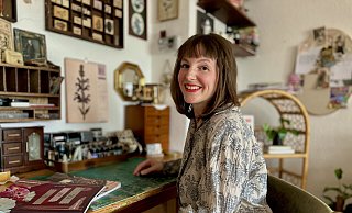 Crafting goes Vintage: Judith Welslau aus Paderborn ist der kreative Kopf hinter "Judys Vintage Art". - Danielle Dörsing