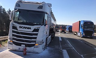 Der Vorderreifen eines Lkw hatte gebrannt. - Jürgen Mahncke