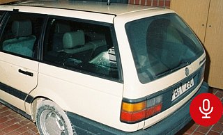 Das Taxi, in dem Willi S. umgebracht wurde, wurde inzwischen verschrottet. - Polizei