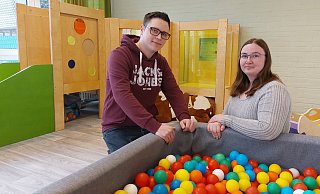 Kevin und Melanie Ewald eröffnen im März die Kindergroßtagespflege "Waldwichtel" im Kreis Gütersloh. - Dana Thoeren