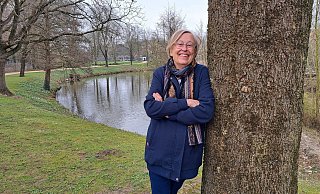 Marjut Ranta-Kuhlbusch aus Finnland liebt die Natur. In Kreis Gütersloh dreht sie regelmäßig ihre Runden im Flora-Park. - Marion Pokorra