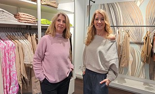 Mode und Accessoires bieten Claudia Pähler (l.) und Silke Ehrlich in ihrem Geschäft am Klingelbrink in Rheda-Wiedenbrück im Kreis Gütersloh an. - Marion Pokorra Mode und Accessoires bieten Claudia Pähler (l.) und Silke Ehrlich in ihrem Geschäft am Klingelbrink in Rheda-Wiedenbrück im Kreis Gütersloh an. - Marion Pokorra