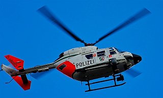 Der Hubschrauber kreiste gestern und heute über Minden. - Pixabay