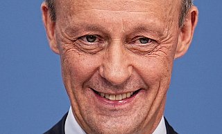 Hat gut lachen: Friedrich Merz wird neuen Parteivorsitzender der Christdemokraten. - Foto: Michael Kappeler/dpa