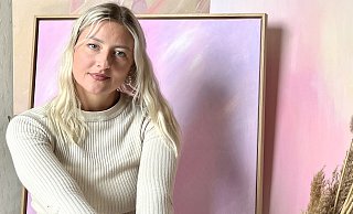 Michelle Frerk verschickt ihre selbstgemalten Bilder mittlerweile auch über Deutschlands Grenzen hinaus. - Frerk