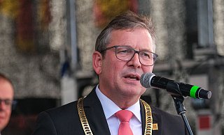 Bürgermeister Michael Dreier hat sich in einer Videobotschaft an die Paderborner gewandt. - Andreas Zobe (Archiv)