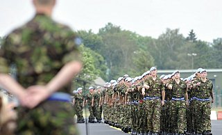 Die britische Armee bereitet angesichts der Russland-Ukraine-Krise offenbar die Rückkehr eines kleinen Truppenteils nach Gütersloh zurück. - Wolfgang Wotke