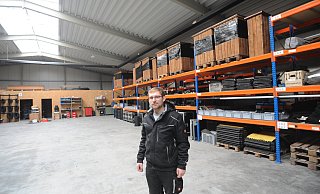 Die Rahdener Firma Conzept 4 Events um Fritz Büntemeyer nutzt nun Räume im Gewerbegebiet Rahden-Süd. - Joern Spreen-Ledebur