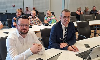 Bürgermeister Jörg Bierwirth begründete im Wahlausschuss des Kreises, warum der Schieder-Schwalenberger Wahlausschuss den Wahlvorschlag der AfD zurückgewiesen hat. - Marianne Schwarzer