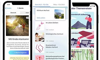 Die Mika-App begleitet Patientinnen in allen Lebenslagen – auch wenn mitten in der Nacht ein Ratschlag gebraucht wird. - Klinikum Herford