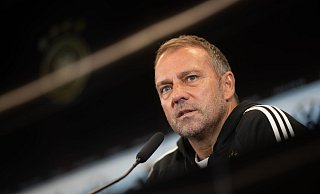 Bundestrainer Hansi Flick gibt am Donnerstag seinen WM-Kader bekannt. - Sebastian Gollnow/Deutsche Presse-Agentur GmbH/dpa