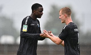 Die SCP-Akteure Ilyas Ansah (l.) und Mattes Hansen wurden für die nächsten beiden Länderspiele der deutschen U20-Nationalmannschaft nominiert. - IMAGO/Fotografie73