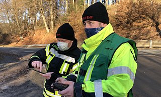 Bereits kurz vor Weihnachten waren groß angelegte Suchaktionen im Solling organisiert worden. - Kreisfeuerwehrverband Holzminden
