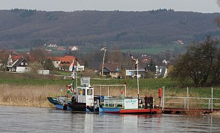 Bis 2021 war die Fähre Amanda zwischen Rehme und Costedt auf der Weser unterwegs. - Ulf Hanke
