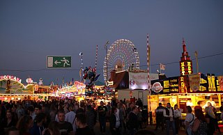 Volles Haus. Vergangene Woche hatten die Schausteller auf dem Blama gut zu tun. - Felix Schwien