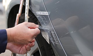 Unfallaufnahme (Symbolbild). - Lehn,Alexander