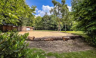 Das Beach-Volleyballfeld liegt jetzt außerhalb des Beachclubs. Noch ist unklar, ob daran die Förderung für die Umgestaltung der Werregärten hängt. - Daniel Salmon