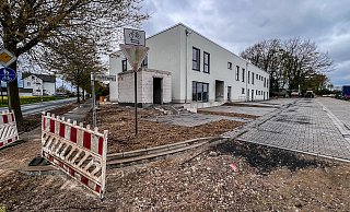Die neue Kita am Haferweg beherbergt vorerst nur zwei bis drei Gruppen. Bis zu fünf Gruppen können in dem Gebäude untergebracht werden. - Daniel Salmon