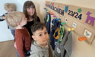 Susanne Gries war 30 Jahre lang Leiterin der „Glühwürmchen“ in Brackwede. Eigentlich wäre sie schon längst im Ruhestand, aber es findet sich keine Nachfolge. - Susanne Lahr
