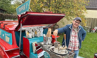 Vor drei Jahren fing Cornelius Braun damit an, seine Idee des Coffee-Shuttles umzusetzen. - Josefin Stein