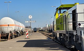 TWE-Heimatbahnhof: Viel Betrieb ist auf "Gütersloh Nord" schon lange nicht mehr festzustellen. Sollte die TWE künftig wieder Fahrgäste transportieren, würde sie dafür gerne das Gleis 1 im Hauptbahnhof nutzen. Doch das ist derzeit ungewiss. - Ludger Osterkamp TWE-Heimatbahnhof: Viel Betrieb ist auf "Gütersloh Nord" schon lange nicht mehr festzustellen. Sollte die TWE künftig wieder Fahrgäste transportieren, würde sie dafür gerne das Gleis 1 im Hauptbahnhof nutzen. Doch das ist derzeit ungewiss. - Ludger Osterkamp
