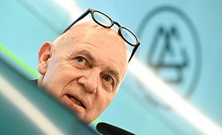 Bernd Neuendorf erwartet von der DFB-Auswahl die direkte Qualifikation für die Fußball-WM 2026. - Arne Dedert/dpa