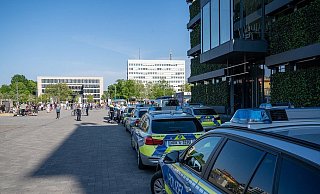Die Gruppe arbeitete am Kesselbrink. - Christian Mathiesen