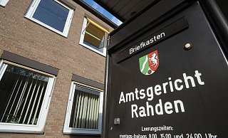Im Rahdener Amtsgericht werden Verstöße gegen das Gesetz in Rahden, Espelkamp und Stemwede juristisch aufgearbeitet. - Joern Spreen-Ledebur