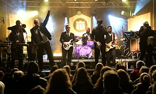 Die Music Monks gaben so richtig Gas auf der Bühne – und der Funke sprang über. - Thomas Kube