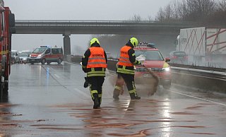 Unfall auf der A2 zwischen Bad Oeynhausen und Vlotho-West - Jobst Lüdeking