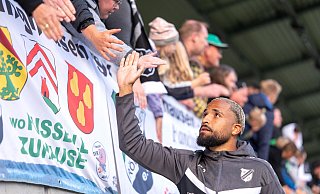 Möchte wieder dabei sein: Abwehrspieler Leon Tia musste gegen Bocholt passen, auch er ist beim SV Rödinghausen ein Kandidat für die Startelf. - Joel Beinke