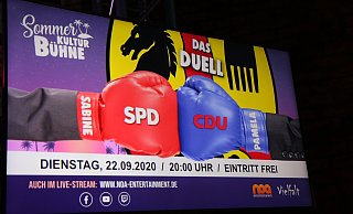 Die beiden Kandidatinnen trafen sich wenige Tage vor der Stichwahl zum Duell. - Robert Becker