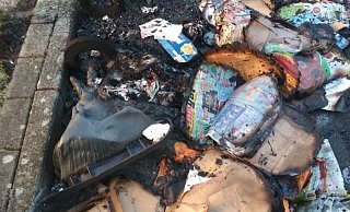 Die Polizei schließt aus, dass das Feuer zufällig ausgebrochen ist. - Rainer Stephan