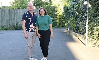 Michael Wiemers und Yeliz Çetin sprechen über ihre Erfahrungen mit dem Coming-out. - Mareike Gröneweg
